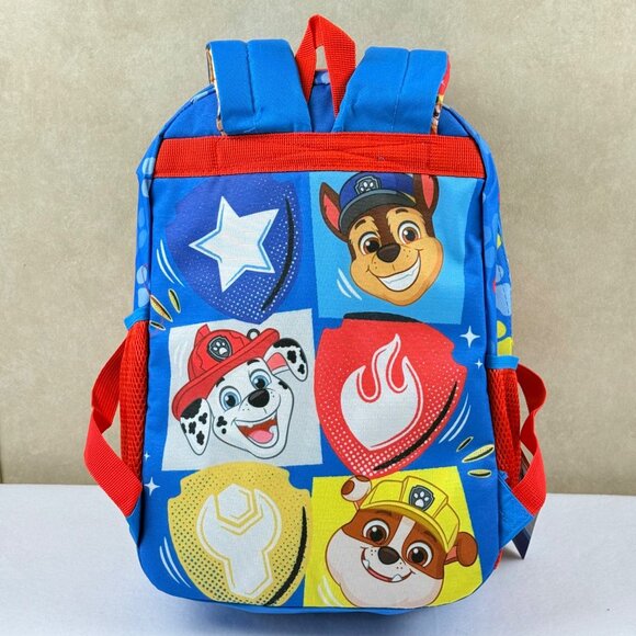 Nickelodeon Paw Patrol Kids Water Resistant 17 Backpack Padded Laptop Sleeve NWT - Picture 2 of 9